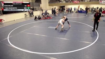 14U - 126 lbs Cons. Round 5 - Max Buschette, Minnesota vs Evan Miller, CP Takedown Club