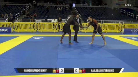 Carlos Alberto Paredes vs Brandon Lamont Newby 2025 Pan IBJJF Jiu-Jitsu No-Gi Championship