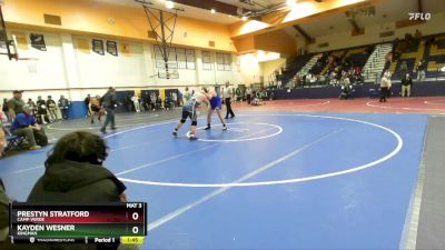 285 lbs Round 4 - Prestyn Stratford, Camp Verde vs Kayden Wesner, Kingman