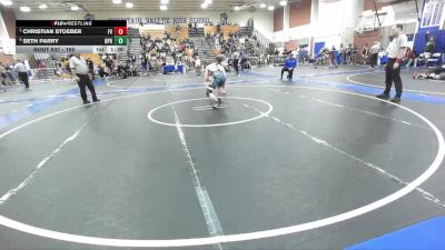 165 lbs Semifinal - Christian Stoeber, Fountain Valley vs Seth Parry, Newport Harbor