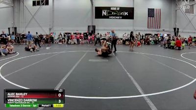 157 lbs Semis (4 Team) - Alec Baxley, Kraken Red vs Vincenzo Darrow, North Hunterdon WC