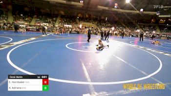 100 lbs Consolation - Ella Hornbaker, Delta Wrestling Club, Inc vs Kelby Adriano, RHYNO ACADEMY Of WRESTLING