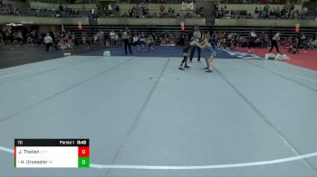 70 lbs Quarterfinal - Hank Droessler, RT Elite vs Jamison Theilen, CIWC / Team Intensity