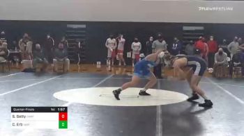 172 lbs Quarterfinal - Sean Getty, Camp Hill vs Clayton Erb, Northern Lebanon