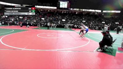 108 lbs Cons. Round 2 - Koen McGhee, CFEA vs Caiden Albertini, CPWA