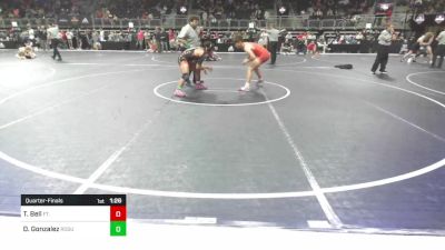 138 lbs Quarterfinal - Trenton Bell, Ft. Gibson Takedown Club vs Daniel Gonzalez, Rogue Warrior Wrestling