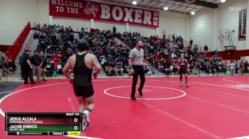 133 lbs Cons. Round 2 - Jesus Alcala, Evergreen State College vs Jacob Enrico, Pacific (OR)