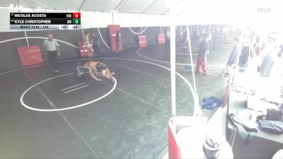 144 lbs Cons. Round 2 - Kyle Christopher, Warhammer WC vs Nicolas Acosta, Orange High School