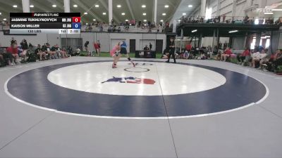 135 lbs Jasmine Tukhlynovych, Minnesota vs Kaison Miller, Kansas