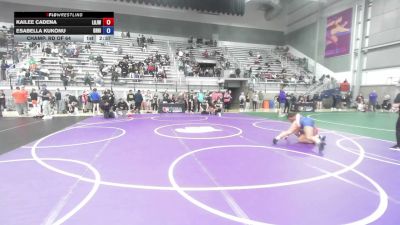 76 kg Champ. Rd Of 64 - Kailee Cadena, Lion Of Judah Wrestling Academy vs Esabella Kukonu, Grapplers HI