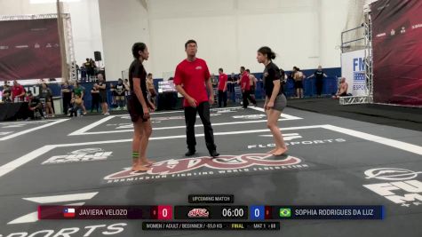 Sophia Rodrigues Da Luz vs Javiera Velozo 2024 ADCC Balneario Open