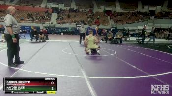 D2-215 lbs Semifinal - Kayden Luke, Canyon Del Oro vs Gabriel Ricketts, Bradshaw Mountain