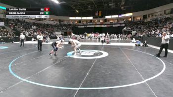 5A 138 lbs Cons. Round 3 - Carson Smith, Piedra Vista vs Diego Garcia, Atrisco Heritage