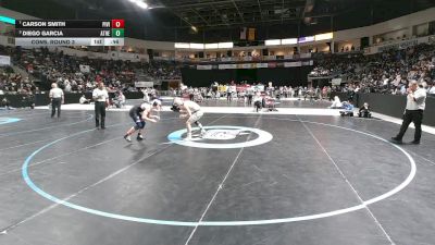 5A 138 lbs Cons. Round 3 - Carson Smith, Piedra Vista vs Diego Garcia, Atrisco Heritage