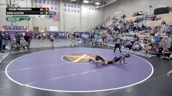 157 lbs Quarterfinal - Ruger Pennington, Montgomery Bell Aca. vs Duke Clayton, St. Vincent St. Mary