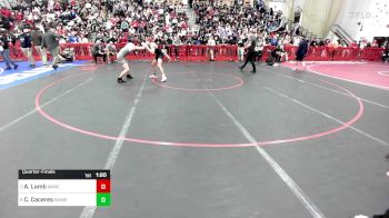 132 lbs Quarterfinal - Aydin Lamb, Wakefield vs Caleb Caceres, Shawsheen