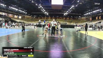 74 lbs Cons. Round 1 - Caleb Olmo, Attack Wrestling Club vs Harley Charroin, Grappling House