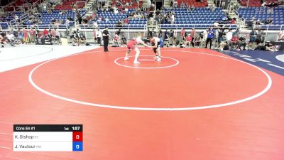 165 lbs Cons 64 #1 - Keegan Bishop, KY vs Jack Vautour, MA