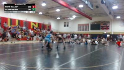 High School - 188 lbs Semifinals (8 Team) - Justin Bullock, Mt. Olive vs Jayden Madera, Hanover Park