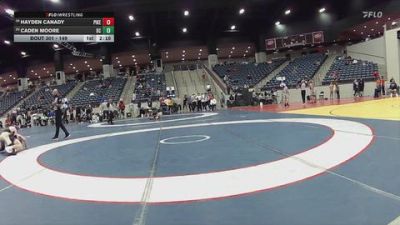 149 lbs Cons. Round 3 - Caden Moore, Defiance College vs Hayden Canady, Pikeville