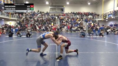 127 lbs R-32 - Deklan Barr, Altoona vs Nolan Rice, Connellsville