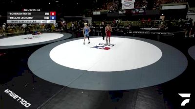 113 lbs Semis - Lorenzo Reyes, San Pedro High School Wrestling vs Declan Leonard, USA Gold Wrestling Club