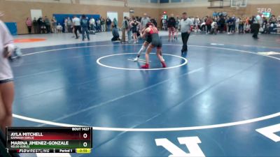 110lbs Cons. Round 7 - Ayla Mitchell, Kamiakin (Girls) vs Marina Jimenez-Gonzalez, Kelso (Girls)