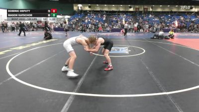 126 lbs Round Of 32 - Dominic Deputy, PA vs Mason Katschor, MI