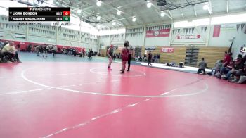140 lbs Champ. Round 2 - Madilyn Koscinski, Castro Valley vs Liora Bondon, Northgate