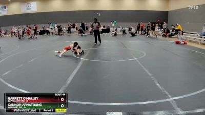 40 lbs Round 9 (10 Team) - Cannon Armstrong, Warriors WC vs Garrett O`Malley, Capital City WC