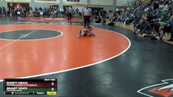 3rd Place Match - Emmett Hirsch, Western Dubuque Little Bobcats vs Brandt Moats, Hammerin Hawks