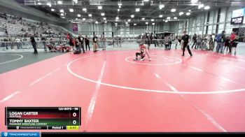 98 lbs 3rd Place Match - Logan Carter, Montana vs Tommy Baxter, Punisher Wrestling Company