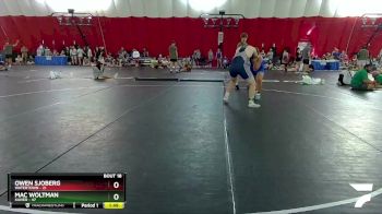 215 lbs Round 3 (16 Team) - Mac Woltman, Xavier vs Owen Sjoberg, Watertown