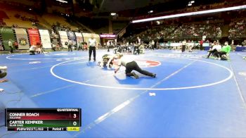 132 Class 2 lbs Quarterfinal - Conner Roach, Sullivan vs Carter Kempker, Blair Oaks