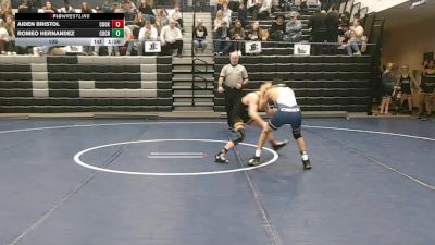 106 lbs Quarters & 1st Wb (16 Team) - Romeo Hernandez, Coahulla Creek vs Aiden Bristol, Cook