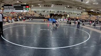 165 lbs Quarterfinals (8 Team) - Colton Meister, Soddy Daisy High School vs Isaiah Tuckey, Anderson Co. High School