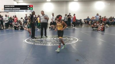 75 lbs Consi Of 8 #1 - Zavier Roye, NC vs Christian Masters, SC
