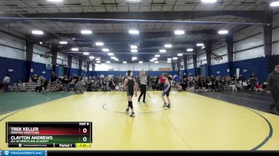 87 lbs Round 2 - Clayton Andrews, All In Wrestling Academy vs Trek Keller, Preston Wrestling