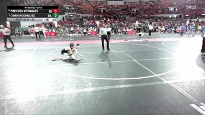 63 lbs Cons. Semi - Brecken Reynolds, Prairie Wrestling vs Owen Rodriguez, Mollitium