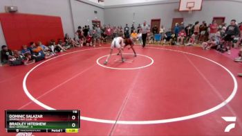 118 lbs Round 4 (6 Team) - Bradley Hiteshew, Built Different vs Dominic Salazar, Spartan Mat Club