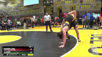153 lbs Quarterfinal - Hunter Luna, Sugar Kids Wrestling vs Aj Eden, Top Fueler Wrestling Club