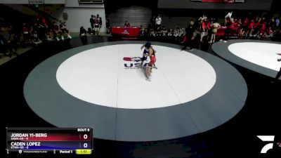 92 lbs Round 2 (10 Team) - Jordan Yi-Berg, SAWA-GR vs Caden Lopez, KTWA-GR