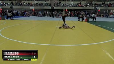 50 lbs Quarterfinal - Connor Cihlar, Nononsense Wrestling vs Myles Schwade, Cresco Youth Wrestling Club