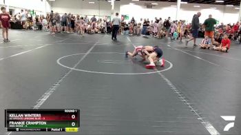 56 lbs Round 1 (4 Team) - Kellan Winters, U2 Upstate Uprising Blue vs Frankie Crampton, Iron Horse