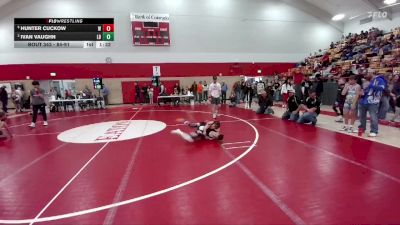84-91 lbs Round 4 - Ivan Vaughn, Limon Badgers vs Hunter Cuckow, Wiggins