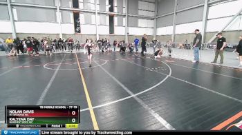 77-79 lbs Round 2 - Kalyena Day, Basement Boys WC vs Nolan Davis, Mt Spokane WC