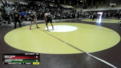 165 lbs Cons. Round 3 - Andrew Martinez, Chaparral vs Nick Tatar, Palm Desert