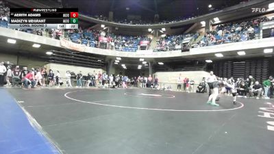 110 lbs Cons. Round 2 - Aerith Adams, Dunlap vs Madizyn Megrant, Pekin