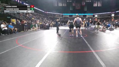 190 lbs Round Of 16 - Jaxen Cooke, Norco (SS) vs Jackson Naven, Frontier (CS)