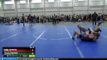 130 lbs Round 5 (8 Team) - Travis Shearer, Mat Factory vs Gabe Johnson, Nauman